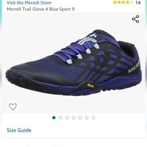 Merrell trail glove 4 shoes sz 9